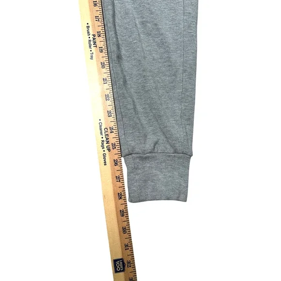 We Wore What Womens Size XS Knit Jersey Leisure Jumpsuit Heather Gray Lounge - Picture 7 of 9